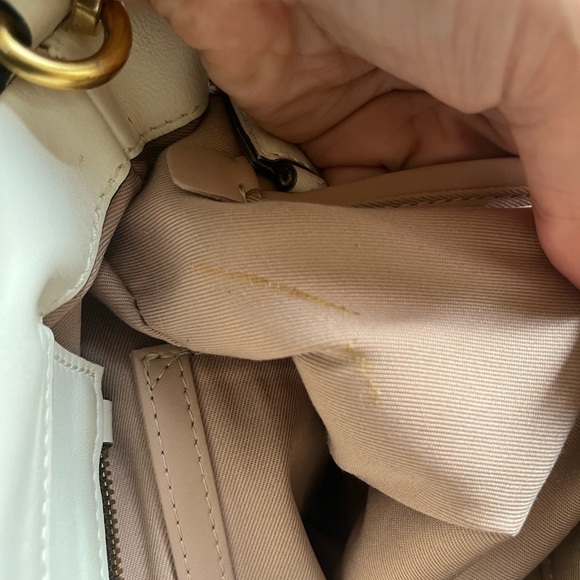 Gianni Chiarini Nur Nero Zip Top crossbody Bag in WHITE - Picture 15 of 16